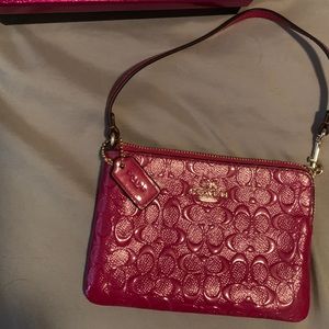 Pink Coach Wallet/Wristlet
